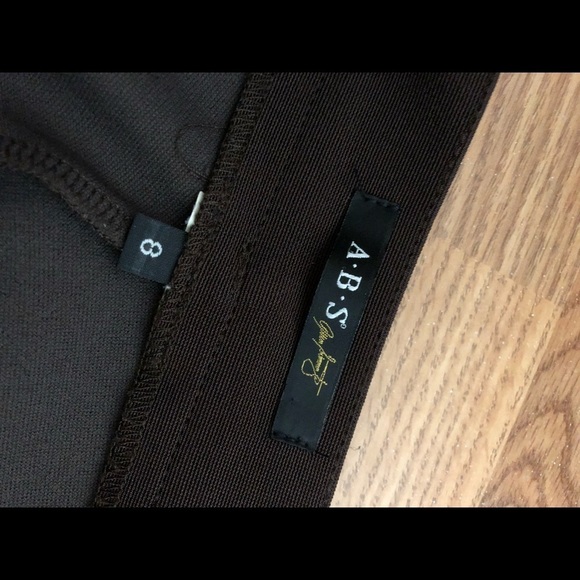 ABS Brown Zipper Leggings 8 - Picture 2 of 4